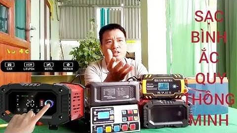 SIÊU SẠC BÌNH ẮC QUY THẾ HỆ MỚI SẠC 12V-24V TỰ NGẮT CHỐNG NGƯỢC CỰC CHỐNG CHẬP KHỬ SUPHAT HÀNG CHUẨN