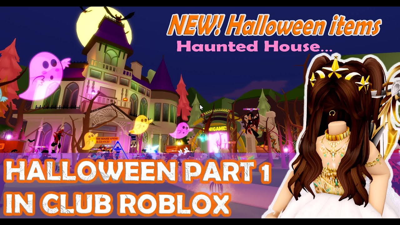 Halloween Part 1 in Club Roblox!, NEW! Halloween Items