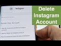 How To Easily Delete Instagram Account in 1 Minute- Step By Tutorial