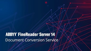 FineReader Server 14 Document Conversion Service