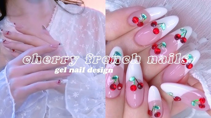 チェリーフレンチネイル 21春セルフジェルネイル 봄네일 젤네일 셀프네일 Cherry French Nail Youtube チェリーフレンチネイル 21春セルフジェルネイル 봄네일 젤네일 셀프네일 Cherry French Nail Youtube