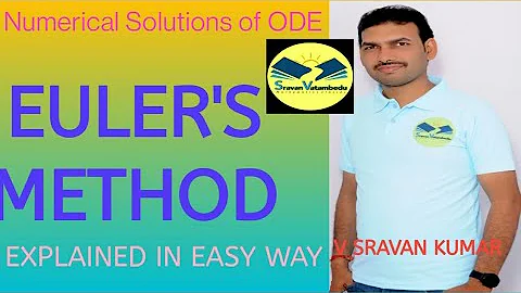EULER'S METHOD @MATHS BY SRAVAN VATAMBEDU