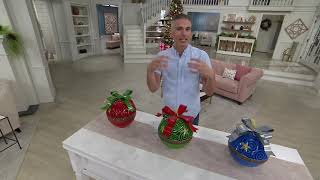 Kringle Express 10" Indoor/Outdoor Oversized Lit Jingle Bell on QVC
