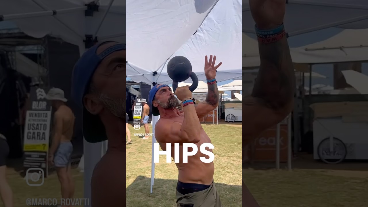 BOTTOM-UP KETTLEBELL THRUSTER #shoulder