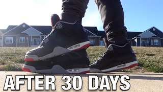 I Wore the JORDAN 4 BRED REIMAGINED for a 30 Days! This is What Happened!