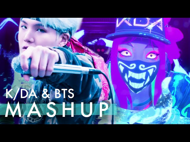 K/DA x BTS – Pop/Stars u0026 Mic Drop (ft. (G)I-DLE, Madison Beer, Jaira Burns u0026 Steve Aoki) MASHUP class=