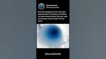 Echoes from an Antarctic Ice Borehole