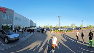 x4 insta360 VR Tesla Cyber Truck SLS Apex Skateboarding 02 Las Vegas UFC Jellybeanbrainss