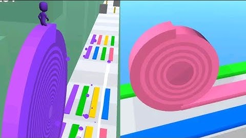 ▶️Layers Roll Gameplay All Levels Android Update Walkthrough 124WRFDG!!!Kutty Gamers