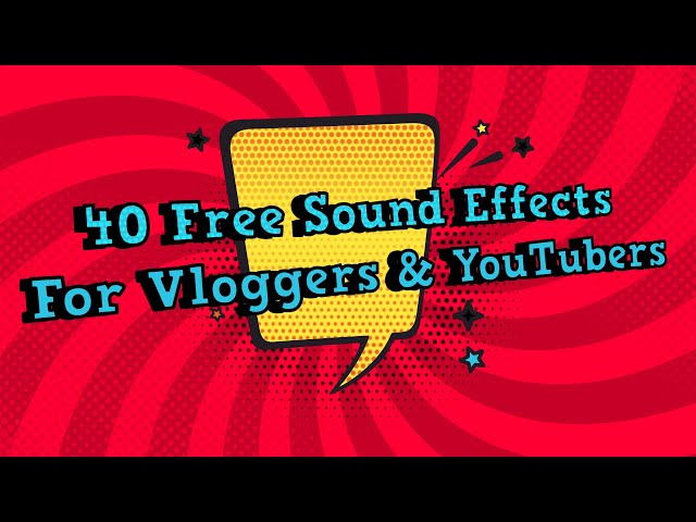 25 Best Podcast Sound Effects for Vloggers (Top Tips & Tricks) - Motion  Array