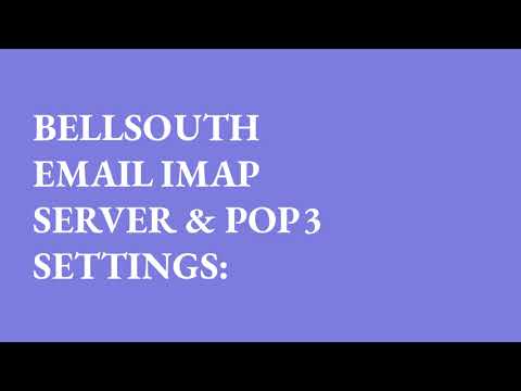 Sbcglobal Net IMAP Settings for Outlook, Android, iPhone & Other System VIDEO