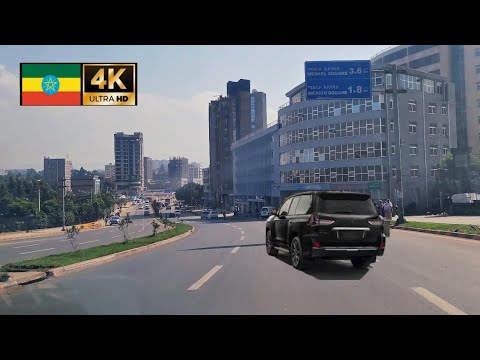 Drivind Downtown Addis Ababa 2024 , 🇪🇹 Ethiopia [4K] - YouTube
