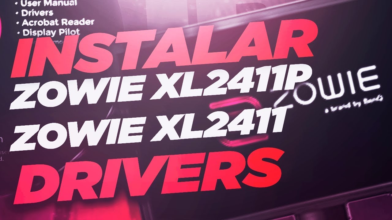 Benq Zowie Xl2411p Xl2411 Instalar Drivers Youtube