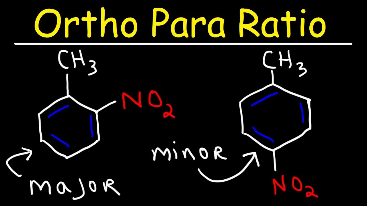 Ortho Para Ratio Aromatic Nitration Of Toluene Youtube