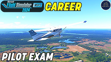 Microsoft Flight Simulator 2024 Career Mode Gameplay Part 2! FIRST PILOT EXAM!