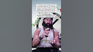 Do not hold your crypto on exchanges or cold wallet make sure you’re holding them web3 #xrp