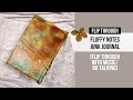 FLUFFY NOTES JUNK JOURNAL [FLIP THROUGH - WITH MUSIC/NO TALKING]