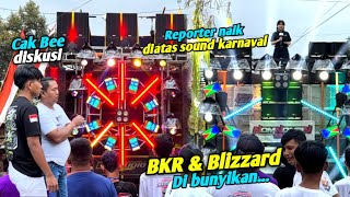 Reporter Tv Langsung Merasakan Horeg Diatas Subwoofer Bkr Cobre U0026 Blizzard Sudah Mulai Di Stut