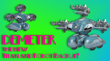 War Robots - New Robot Demeter powerful supporter for Titans and Robots WR Testserver