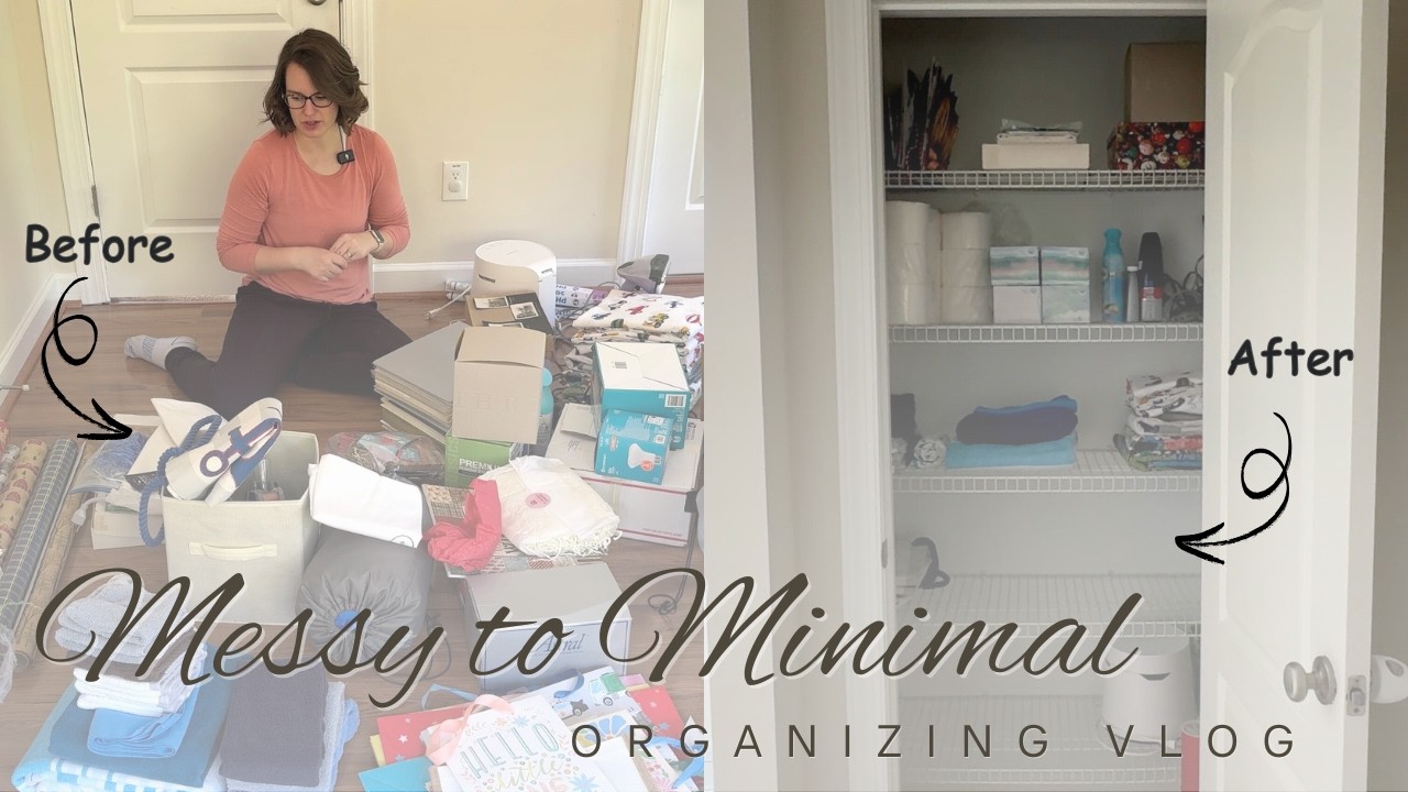 Hall Closet Declutter | Cozy Cleaning with Mischievous Cats 🪴🐾 