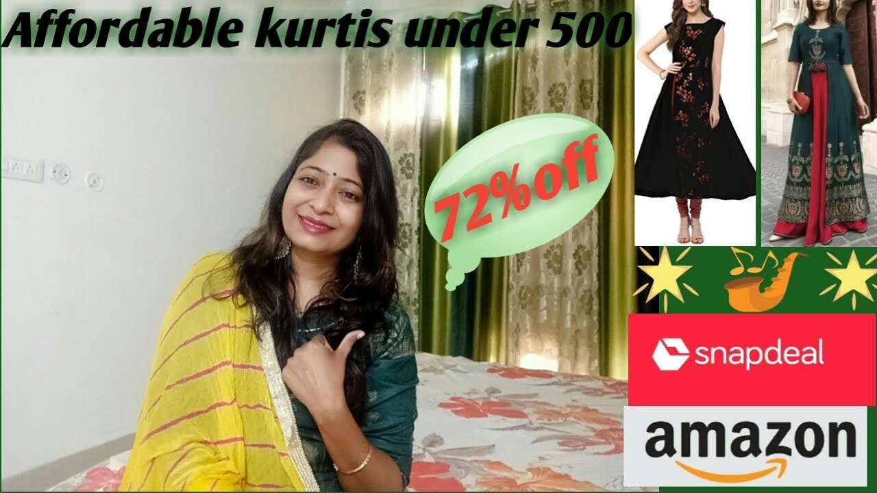 Buy DHAGA SUI Women's Rayon Floral Printed a-line Kurta/Printed Flared  Pleated Kurta Anarkali Kurtis for Women Stylish/midi Dress Under 500 for  Women Stylish (Cream_S) at Amazon.in