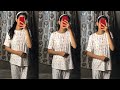 Night suit cutting and stitching / night dress cutting