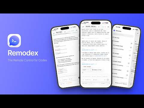 Introducing Remodex: The Codex Remote Control for iOS!