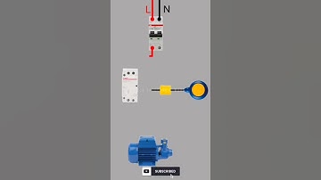 Float switch connected with modular contactor #float #switch#modular #viral #youtubeshorts #reels