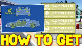 HOW TO FIND ALL 10 CAR PART LOCATIONS in DRIVING EMPIRE! (Roblox Build A Car Noble Event) screenshot 5