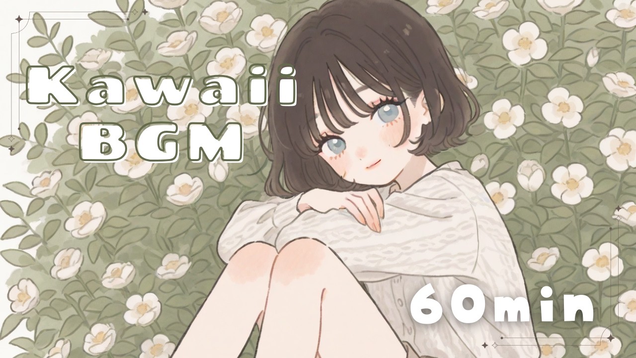 【かわいいフリーBGM】Ivy  * 1時間耐久【 配信用 / 作業用 / chill / lofi / Japanese kawaii culture】