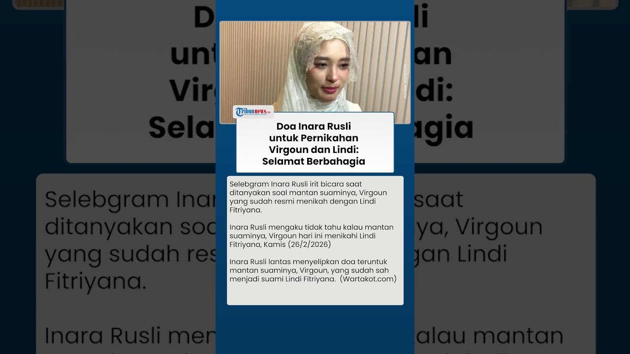 Berpenampilan Serba Putih, Doa Inara Rusli di Hari Pernikahan Virgoun & Lindi: Selamat Berbahagia