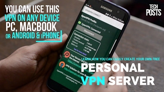 This video shows how anyone can create their own personal vpn server
for free and connect devices, whether it's an android phone, iphone,
ipad, windows...