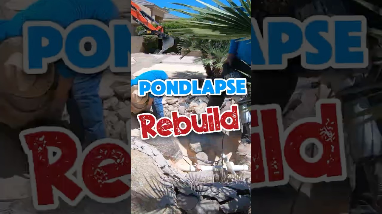 Fixing a Leaky Concrete Waterfall in Gainey Ranch Pondless Makeover! #shorts
