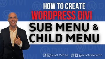 How to Create WordPress Divi Sub Menu & Child Menu