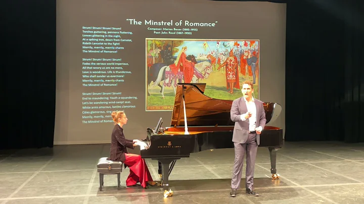 "The Minstrel of Romance" by Marion Bauer. Christopher Dylan Herbert, baritone; Anna Keiserman,piano