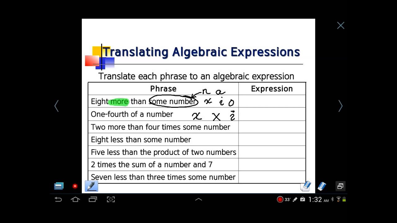translating-algebraic-expressions-youtube