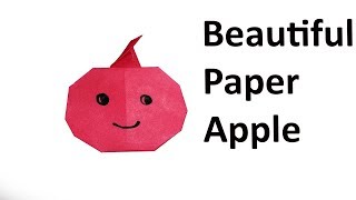 Origami Craft Apple Instructions For Kids Easy Idea For Origami Apple