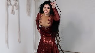 ALLA AZIZA BELLY DANCER - IRAQI DANCE الراقصة الآء عزيزة - رقص عراقي
