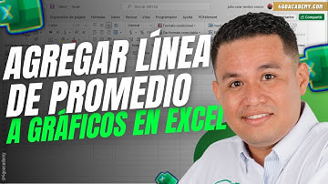 📈 Agregar línea de promedio a gráficos en Excel