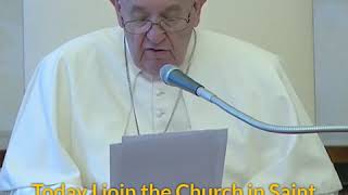 Pope francis said that he is praying for the soul of george floyd and
all victims racism, adding nothing gained by violence. “dear
brothers si...