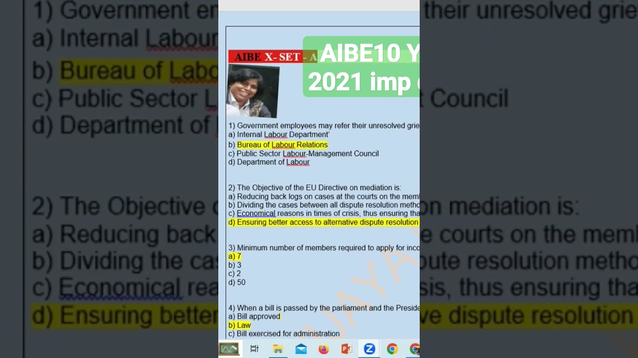 AIBE18  preperation  help solved set 2017 important