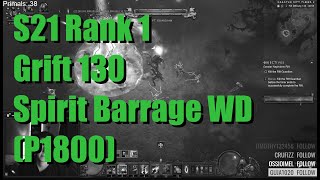 Season 21 Solo 130 Spirit Barrage WD Rank 1 (P1800)