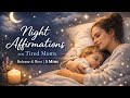Night affirmations for tired moms 🤍 | 5 Mins #AffirmationsForMoms #TiredMom #nightaffirmations #mom