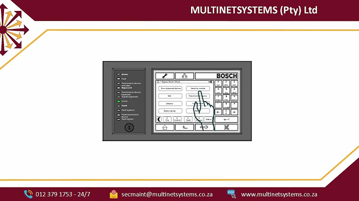 How to disable a device on a Bosch FPA 1200 Fire Panel