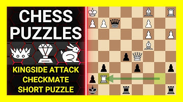 Chess Puzzles to Practice. Themes: Kingside attack, Checkmate, Short puzzle. Learn Chess