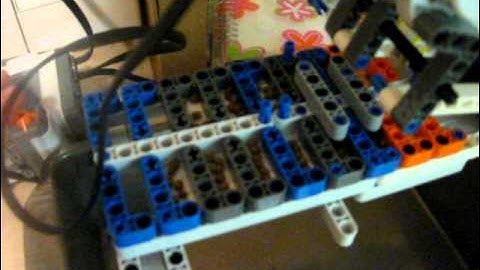 Lego NXT fish feeder