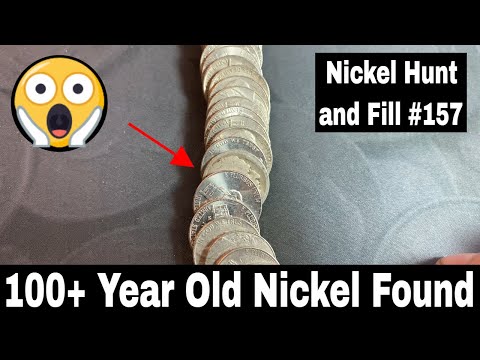 100+ Year Old Coin Found - Nickel Hunt and Album Fill #157