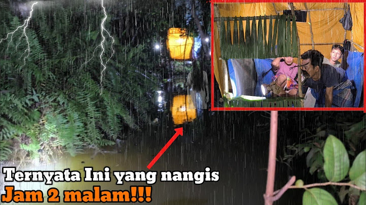 camping heavy rain horror suddenly there was a crying sound it turned out to be the guardian of this