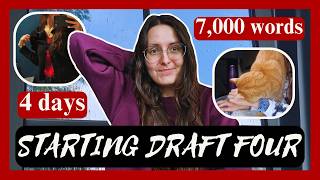 rewriting the WHOLE first chapter on draft 4 of my fantasy novel 😤 a productive weekend #writingvlog