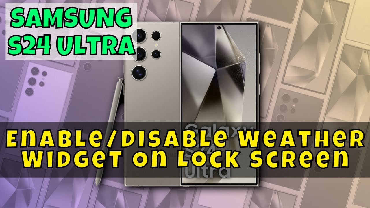 How To Enable Disable Weather Widget On Lock Screen On Samsung Galaxy how-to-enable-disable-weather-widget-on-lock-screen-on-samsung-galaxy